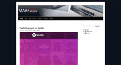 Desktop Screenshot of maakdigitalemuziek.nl